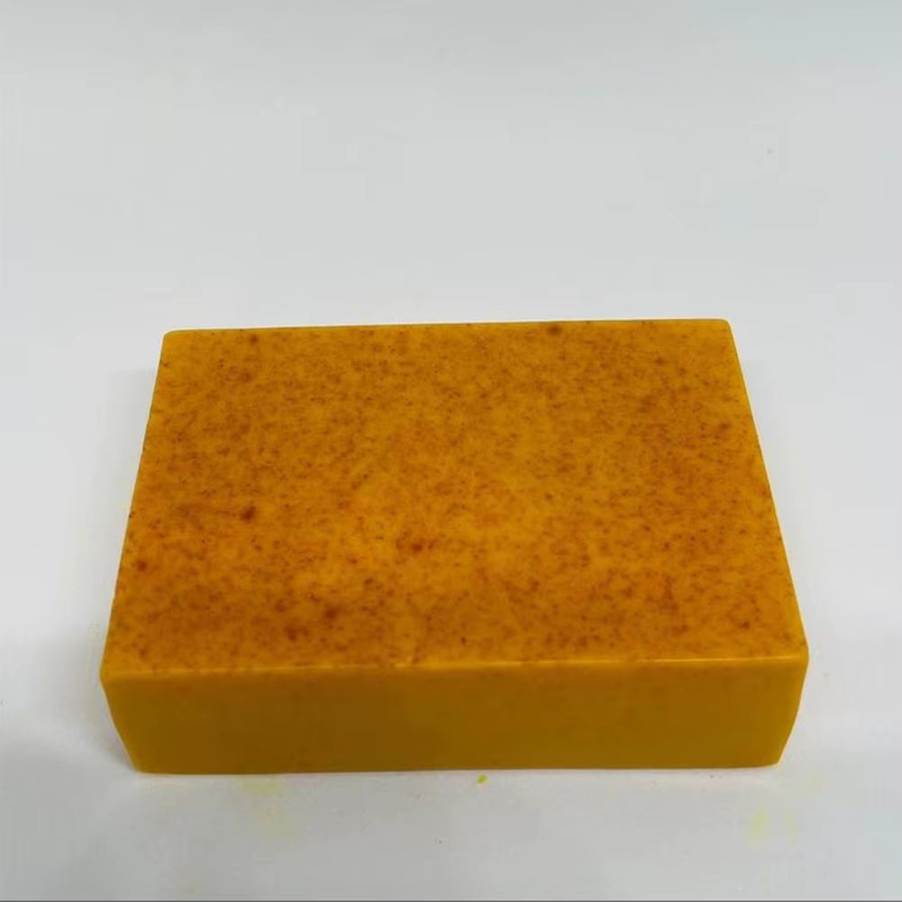 100G Turmeric Hand Made Soap, Lemon Kojic Acid Soap, Shower and Facial Soap Deep Cleaning for Face Body Skin Care