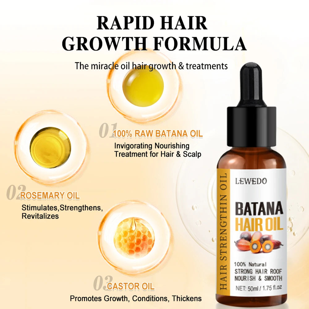 Batana Oil Conditioner 120Ml Smooth Hair Essence Moisturizing Repair Hair Strengthening Hair Root Hair Care Hair Growth Healthie