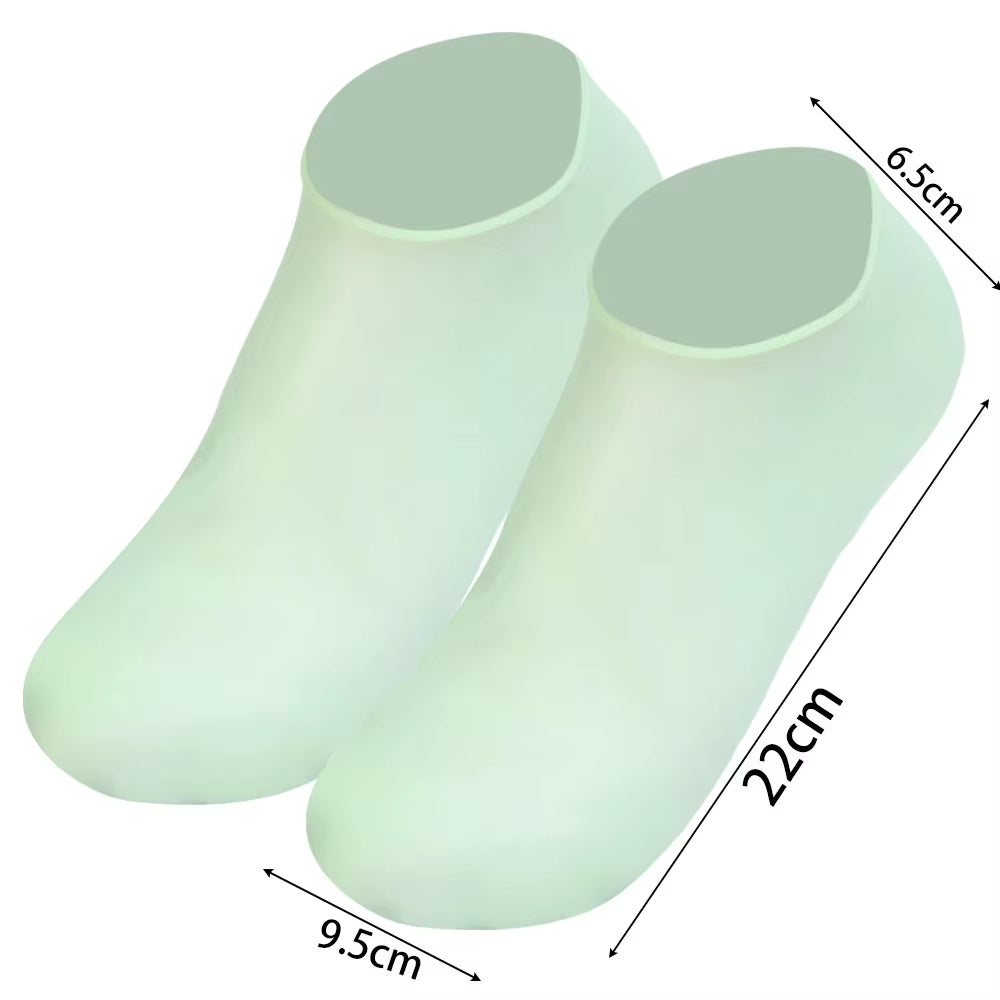 Silicone Moisturizing Socks Reusable anti Cracking Moisturizing Elastic Socks Foot Mask Cracked Dead Skin Remove Pedicure Tools