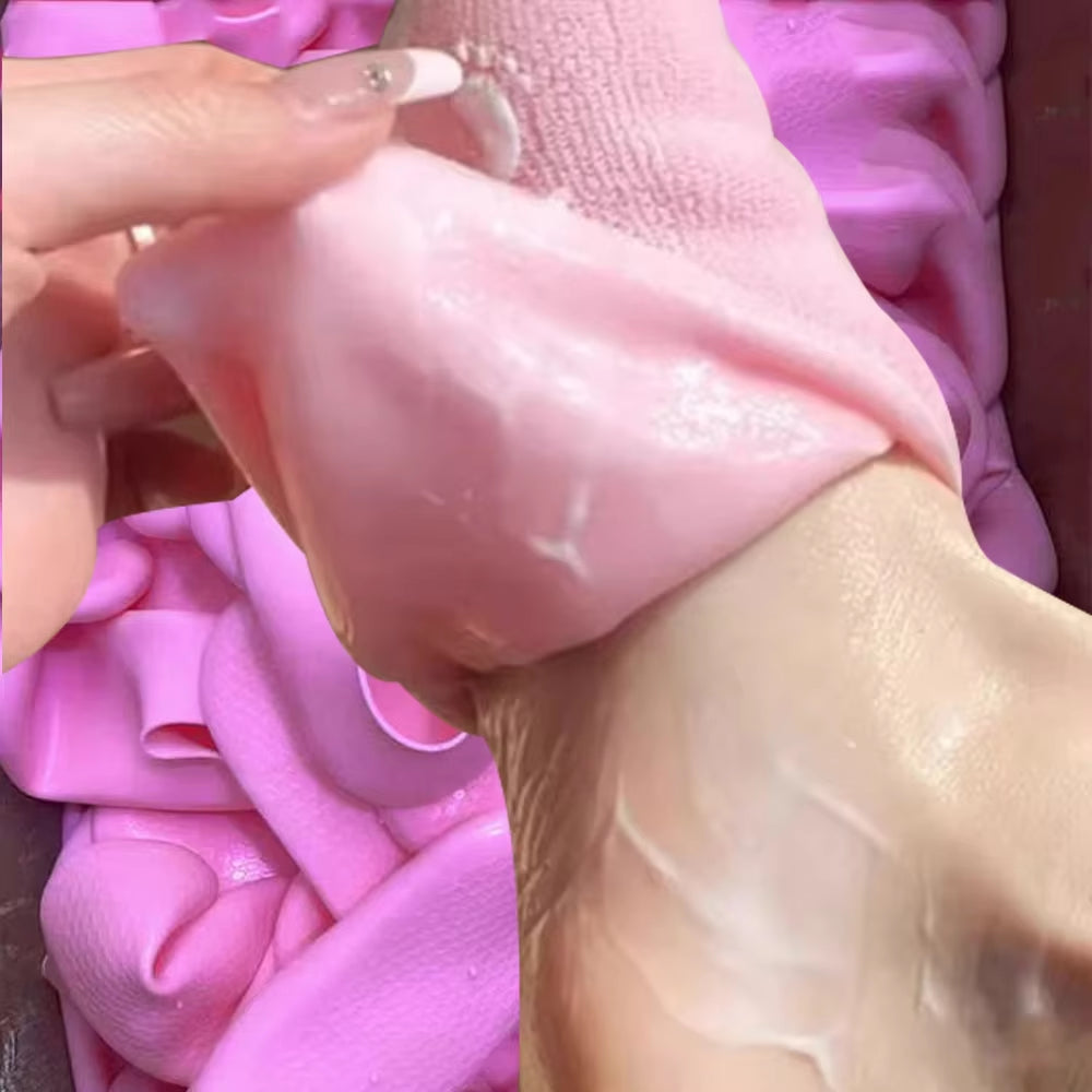 Silicone Moisturizing Socks Reusable anti Cracking Moisturizing Elastic Socks Foot Mask Cracked Dead Skin Remove Pedicure Tools